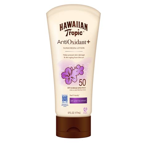 hawaiian tropic antioxidant sunscreen